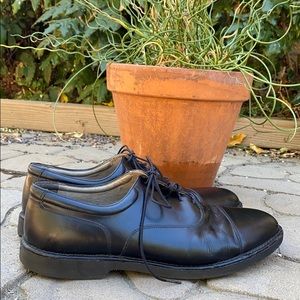 Rockport Black Leather Tie Dress Shoes | 11.5
